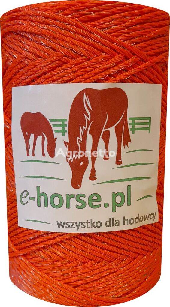 E-HORSE plecionka ogrodzeniowa pomarańczowa 500 m suministro para mascotas