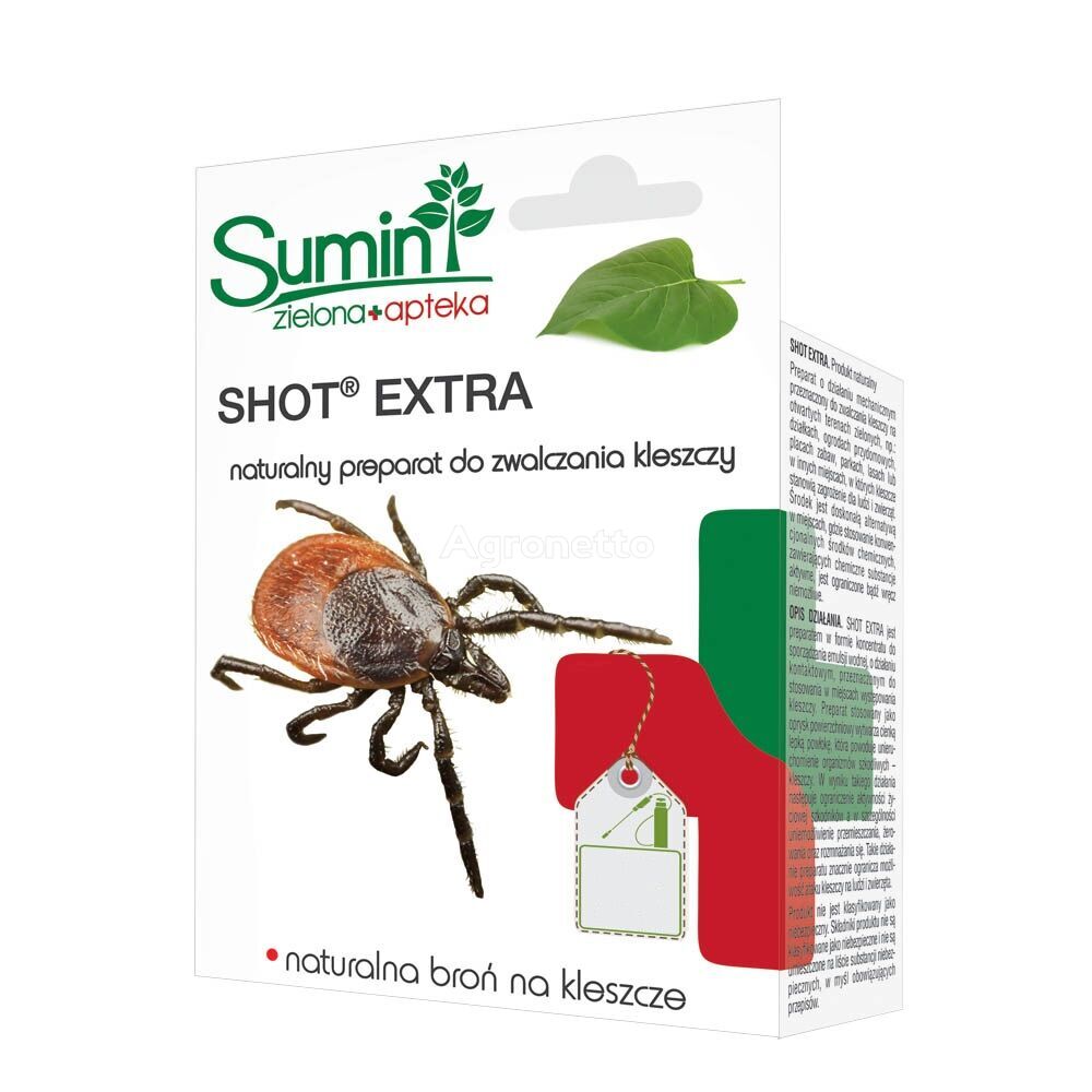 Sumin Shot Extra 50ml Preparat Do Zwalczania Kleszczy insecticida nuevo