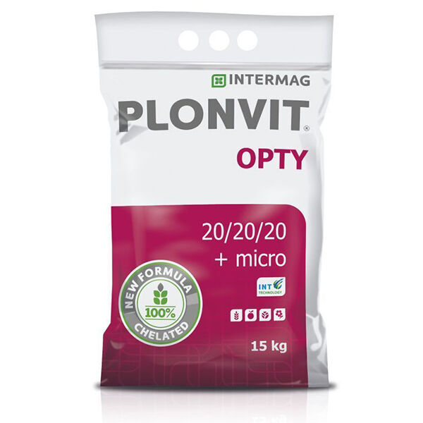 Plonvit Opty 20/20/20 + micro 15KG promotor del crecimiento de las plantas nuevo