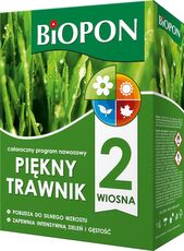 Biopon Piękny Trawnik Wiosna 2kg herramienta para jardinería nueva