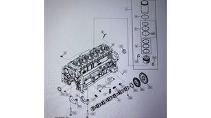 bloque de motor para John Deere 8345R tractor de cadenas