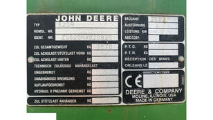 Mocowanie Fartucha elementos de sujeción para John Deere 620r cabezal de grano