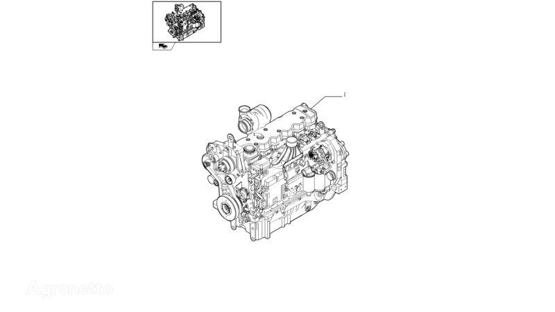 motor para New Holland T6090  tractor de ruedas