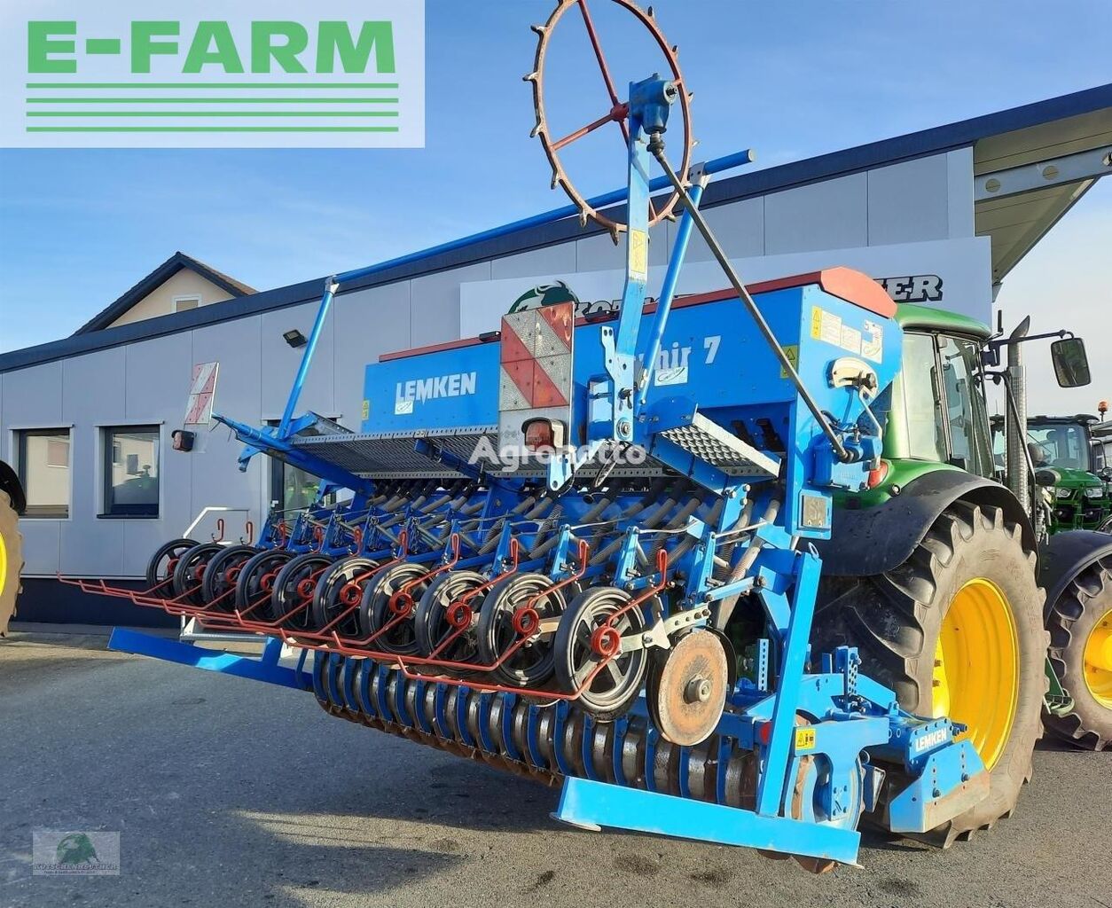 Lemken zirkon 8/300 + saphir 7/300-ds sembradora combinada